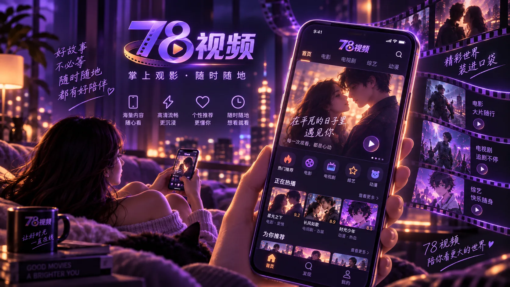 78视频不同设备浏览说明